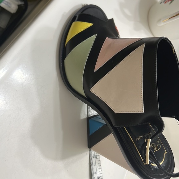 Roger Viver Bauhaus skyscraper high heels sandals, 36 1/2 - Picture 11 of 16